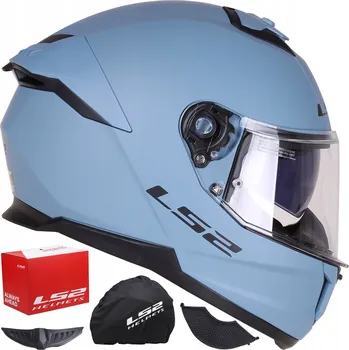 Helma na motorku MOTOCYKLOVÁ PŘILBA LS2 FF808 STREAM II s Pinlockem Misty Blue ECE 22.06