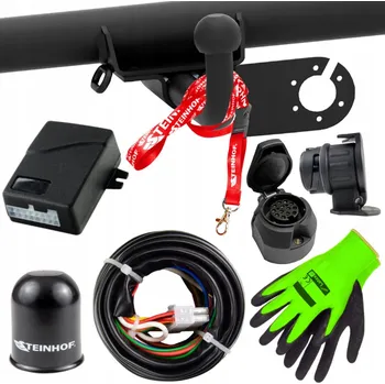 Tažné zařízení Nový tažný hák s kabeláží pro Fiat Stilo Hatchback 5D 01-10, 13-pinová zásuvka