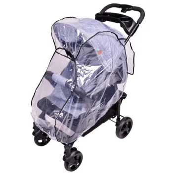 Petite&Mars Pláštěnka na sportovní kočárek uni transparentní