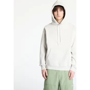 Pánská mikina Mikina Nike Solo Swoosh Men's Fleece Pullover Hoodie Light Bone/ White XXL