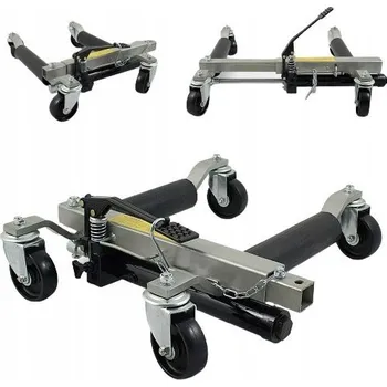 Manipulační vozík Bituxx hydraulický 680 kg 75x63x44 cm ocelový černý