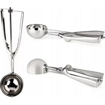 Naběračka Naběračka na zmrzlinu, brambory, rýži, ocelová, 28 cm nerezová ocel