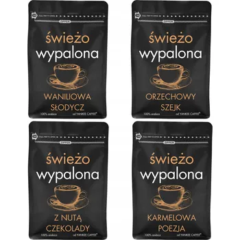 Káva Káva zrnková Yankee Caffee Brazílie Arabica 4x200 g degustační sada