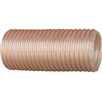 Ventilační potrubí HADICE FLEXADUR PU-4H ABR - Hadice pro odsávání vysoce abrazivních materiálů, -40/100°C, průměr 70 mm