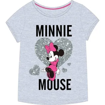 Chlapecké tričko DÍVČÍ TRIČKO MINNIE MOUSE šedé 110