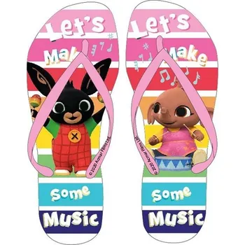 DÍVČÍ LETNÍ PANTOFLE - ŽABKY KRÁLÍČEK BING 24/25