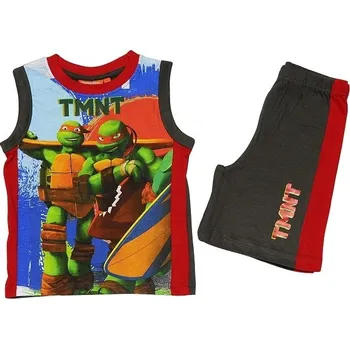 LETNÍ KOMPLET - TRIČKO A ŠORTKY ŽELVY NINJA červený 98