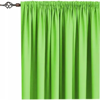 Obraz ZÁVĚS MATNÝ PANAMA NA PÁSCE 145x250 zelená j.