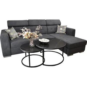 Sedací souprava FALCO Sedací souprava Zara pravá šedá