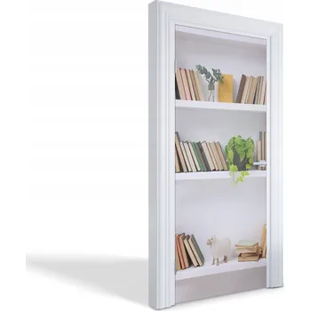 Fototapeta Samolepící nálepka na dveře skříně Police s knihami 95 x 205 cm