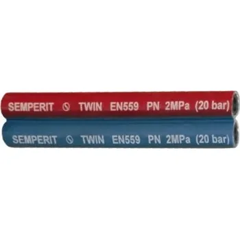 Zahradní hadice HADICE TWIN WELDING - EN 559 - hadice pro technické plyny, 6+9 mm, 20 bar, 6/16 mm
