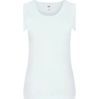 Dámské Tričko Ladyfit Original Fruit of the Loom bílé, velikost L