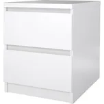 FALCO Noční stolek Simplicity 230 bílý lesk