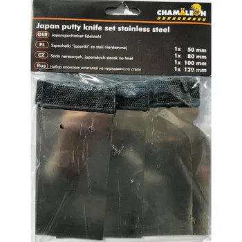 Malířská špachtle Chamäleon Stěrky japonské na tmelení sada 4 ks