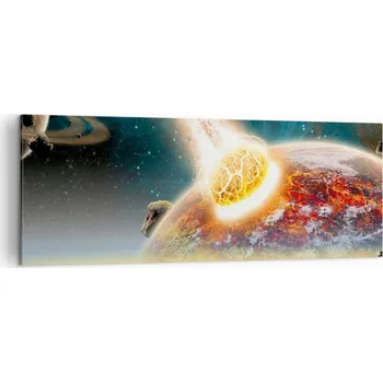 Obraz Foto obraz na plátně 140x50 abstrakce obývací pokoj ložnice na zeď velký