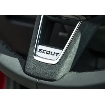 Znak automobilu Škoda Octavia III-Plaketka do volantu SCOUT