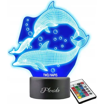 Lampička Noční lampa Plexido vícebarevná