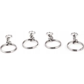 Kolečko na klíče 23 mm s řetízkem na klíčenku, DIY si udělejte sami přívěsek na klíče na klíč