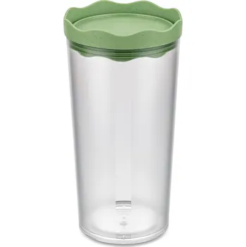 Dóza na potraviny Dóza na sypké potraviny PRINCE L, hermetická, korálové víko, 1000 ml, nature leaf green, KOZIOL