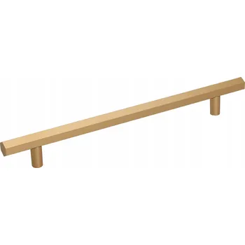 Nábytkové kování Nábytková úchytka GAMET RE33 zlatá saténová 192mm