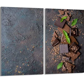 Kuchyňské prkénko Krájecí deska TMK ArtDeko sklo 2 ks