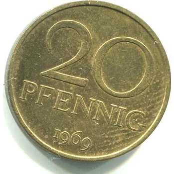 NDR. 20 Pfennig 1969.