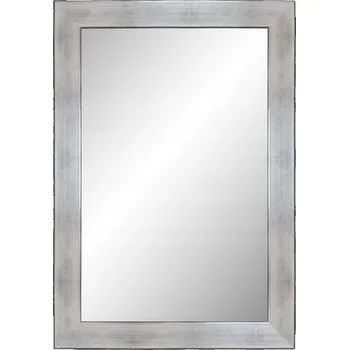 Zrcadlo Zrcadlo v rámu 120x60 stříbrno-černé