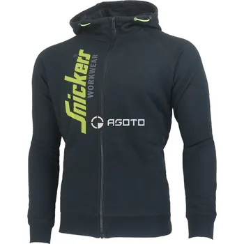 Pánská mikina SNICKERS SW černá pánská mikina/bunda zip M