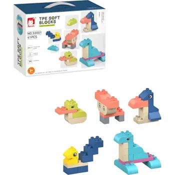 ostatní stavebnice VELKÉ měkké stavební STAVEBNICE, SADA 41 dílů