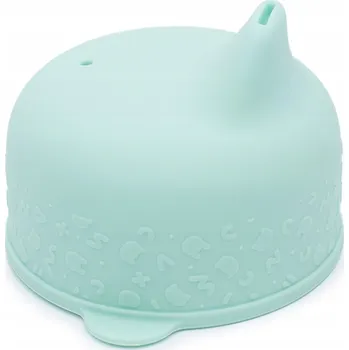 Silikonové víčko na hrnek We Might Be Tiny modré