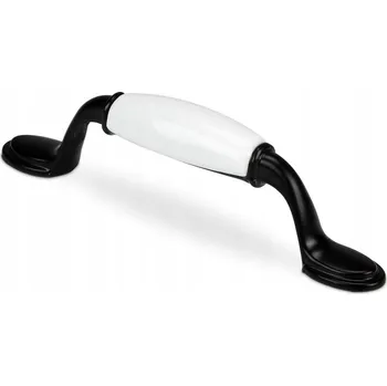 Nábytkové kování Nábytková úchytka klasická černá matná 14,1 x 2,1 x 3,9 cm