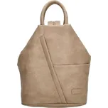 Béžový kožený batoh do města "Calista"