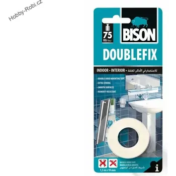 Modelová železnice Oboustranná lepící páska bílá - Bison 1750