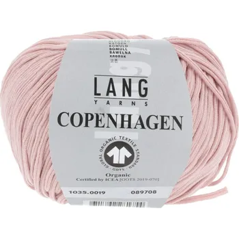 Příze Lang Yarns Copenhagen (Gots) 0019 Rose Pletací příze