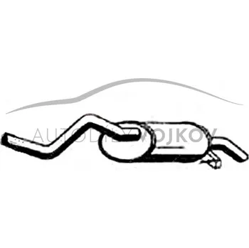 Zadní díl výfuku Zadní díl výfuku VEMO Renault Thalia 2001 - 2008 1.4 16V - K4J