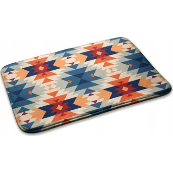 Rohožka Pogumovaná rohožka do kuchyně s potiskem Geometrický vzor 75x45 cm