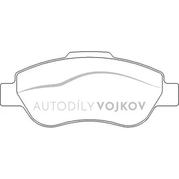 Brzdová destička Brzdové destičky zadní Fiat Punto 1999 - 2010 1.9 8V JTD