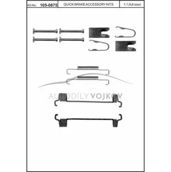 Přislušenství brzdového systému Sada příslušenství pro brzdové čelisti (L=P) Opel Movano (C) 2021 -