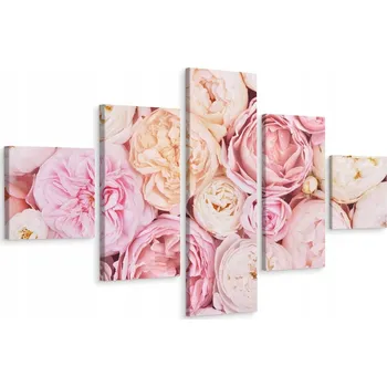 Obraz Vícedílný obraz Pastelové KVĚTY Příroda 3D 200x120