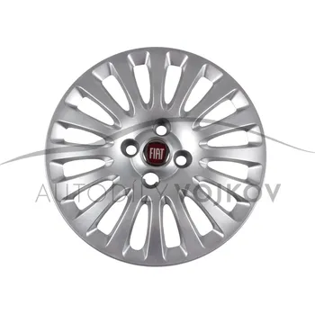 Poklice na kolo Poklice na disk 15 palců červený znak EVO orig. (1ks) Fiat Punto grande