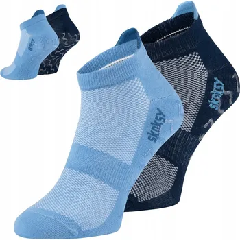 Dámské ponožky 2x Protiskluzové ABS Ponožky dámské sportovní fitness jóga 36-40 ZOOKSY