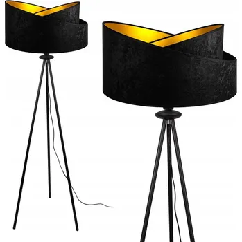 Stojací lampa Stojací lampa trojnožka s textilním stínidlem LOFT LED