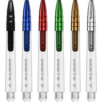 Příslušenství pro šipky Boty Mission Saber Medium Clear Black Top