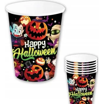 Party nádobí Kelímky „Happy Halloween – Malé příšerky“, Guirca, 240 ml, 6 ks