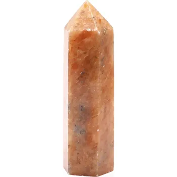Drahý kámen Magieprirody.cz Obelisk Sluneční kámen špice 119 g - 9,1 cm #D223