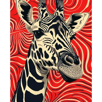 Plakát Plakát Pohled Žirafy bez rámu 40 x 50 cm