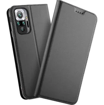 Pouzdro na mobilní telefon Pouzdro s odklápěcím krytem FLIPCASE pro Xiaomi Redmi Note 10 Pro, černé