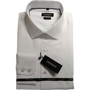 Pánská košile Pánská košile s dlouhým rukávem - střih SLIM - vzor SV09 - 46