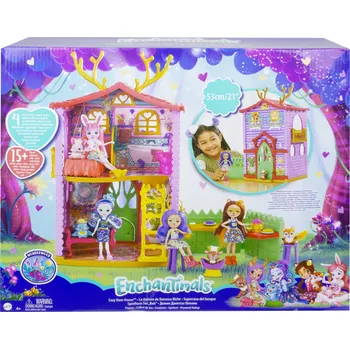 Enchantimals Domeček pro panenky Jelínků - Hrací set HFC41