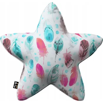 Polštář Žluté Tipi Polštář Lucky Star, vícebarevný